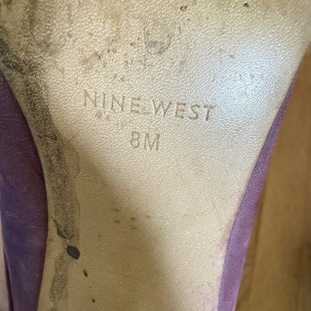 Rare Vintage Nine West Plum Fold Over Boot 3.5